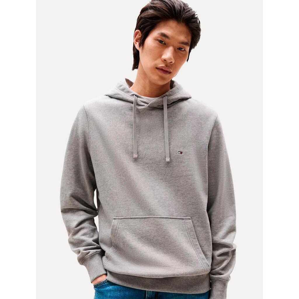 Moletom Tommy Hilfiger Masculino Essential Terry Hoody Cinza Mescla