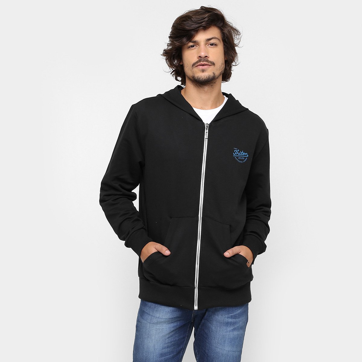 black open moletom com capuz