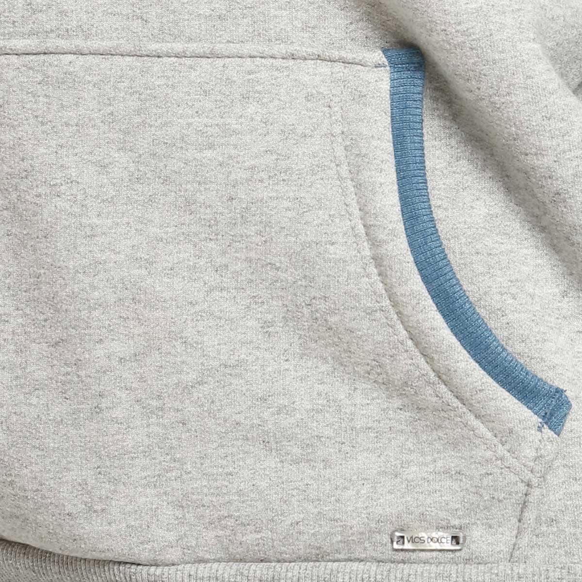 norse projects grey moletom com capuz