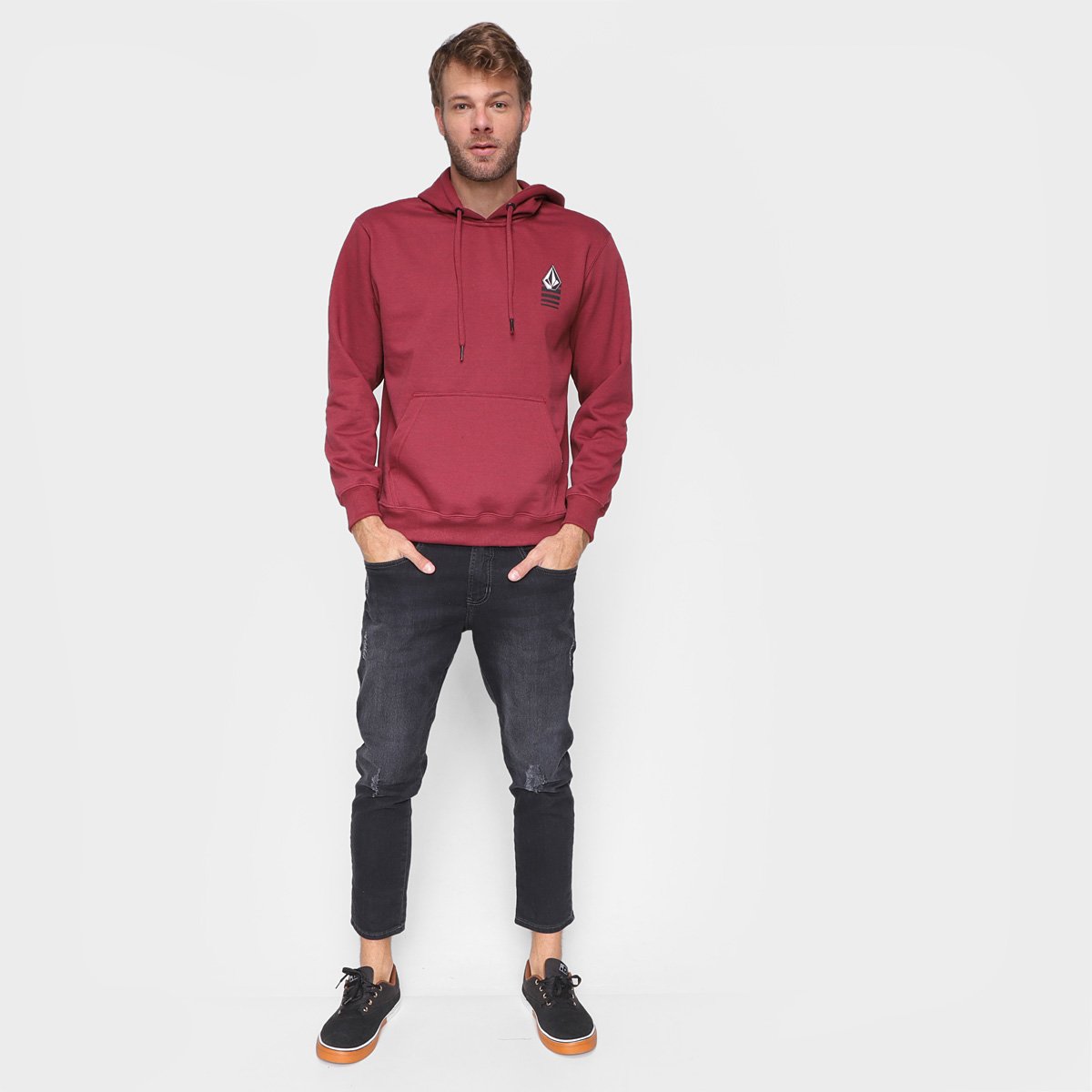 superdry polar fleece zip moletom com capuz