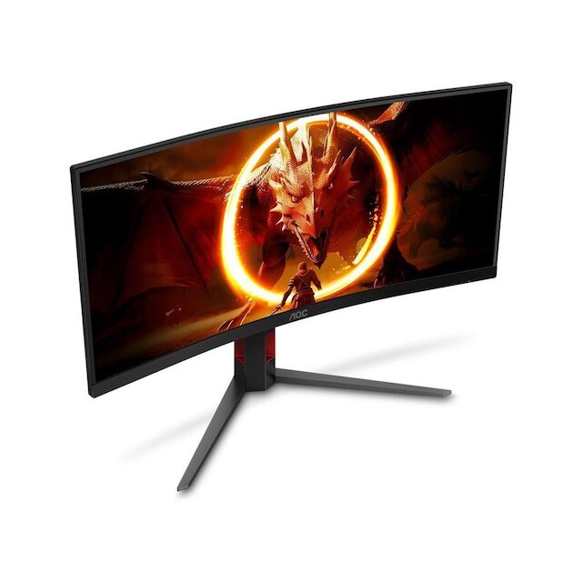 Monitor Gamer Curvo AOC Gaming U34G4C 34" WQHD 180Hz 0,5ms HDMI DisplayPort FreeSync U34G4C/57