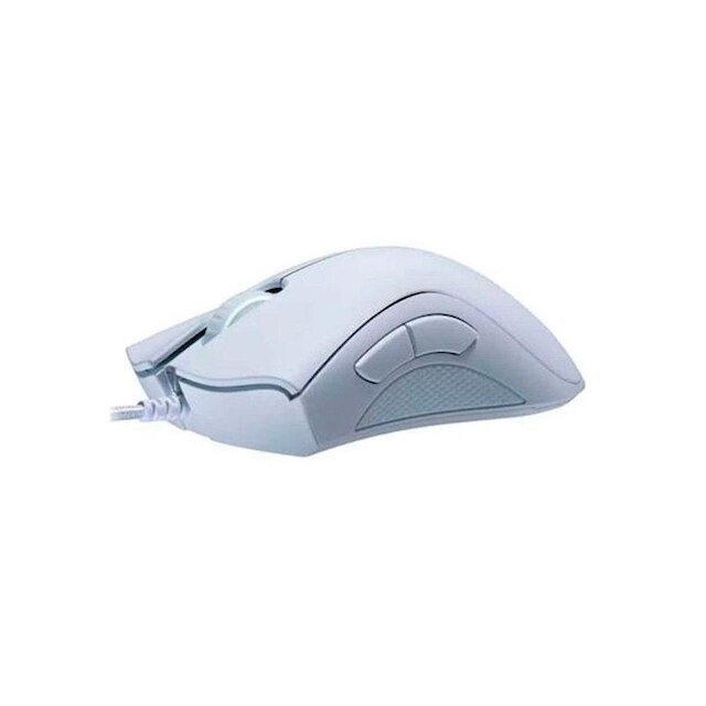 Mouse Gamer Razer DeathAdder Essential, com Fio, 6400 DPI, Branco - RZ01-03850200-R3M1