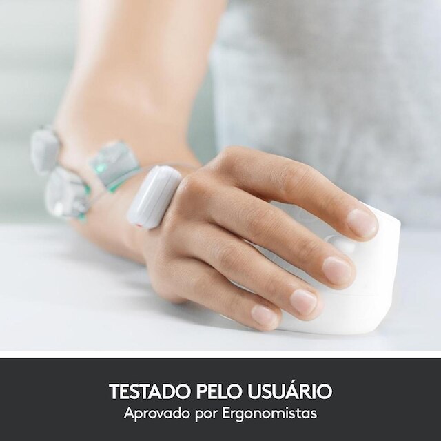 Mouse sem fio Logitech MX Vertical Design Ergonômico, USB Unifying ou Bluetooth - 910-005449