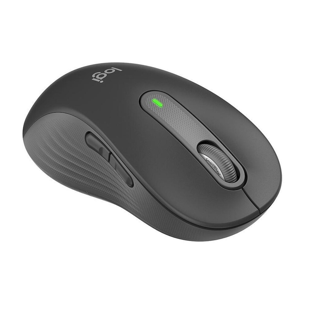 Mouse Sem Fio Logitech Signature M650 L Esquerdo, 2000 DPI, para Canhotos, Bluetooth, USB