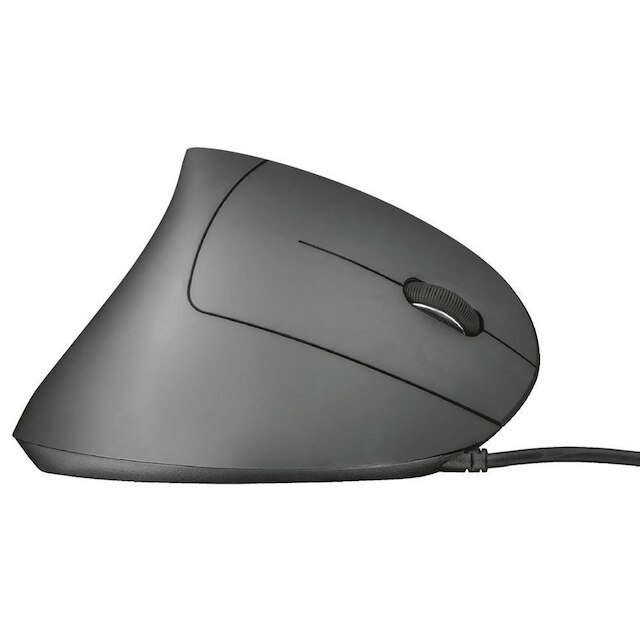 Mouse Trust Vertical Ergonômico Verto, LED Azul, 6 Botões - 22885