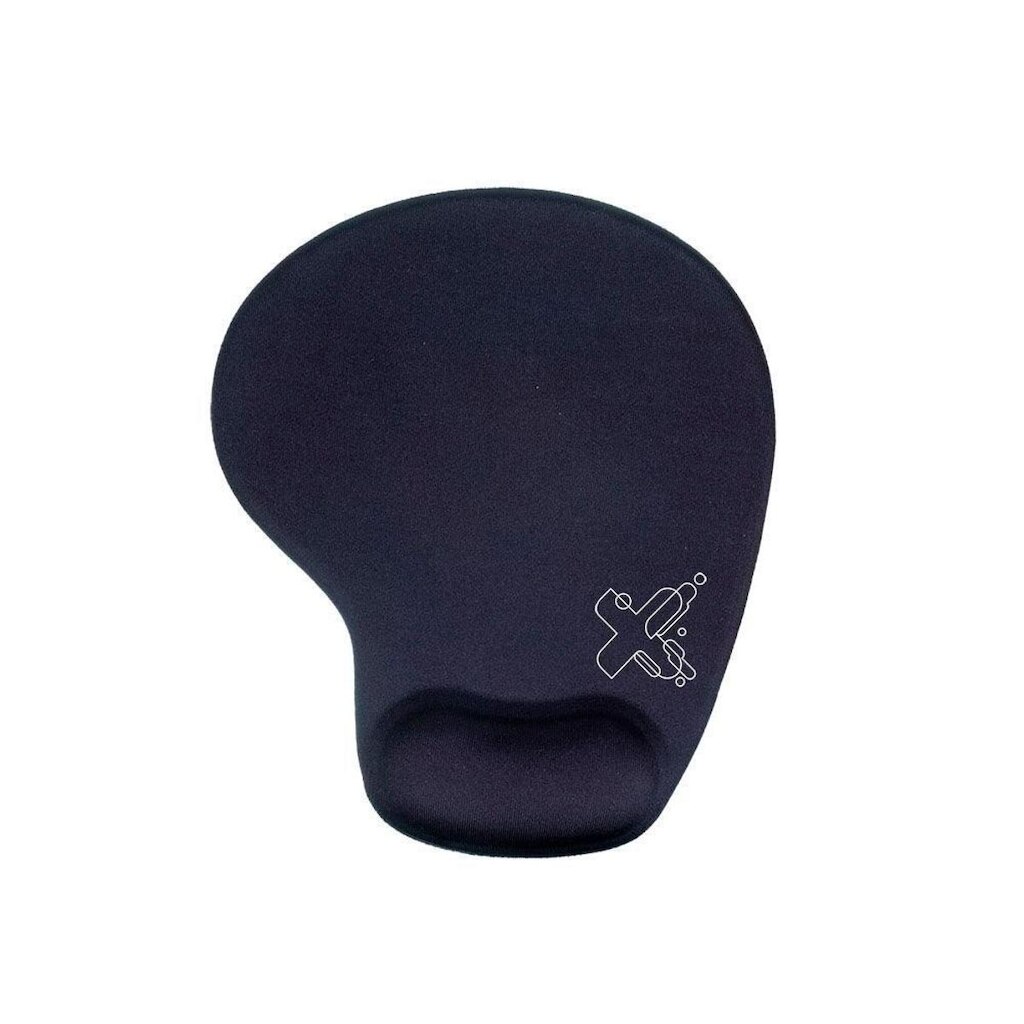 Mousepad Maxprint, 290x230mm, com Apoio em Gel Smart, Preto - 60000097