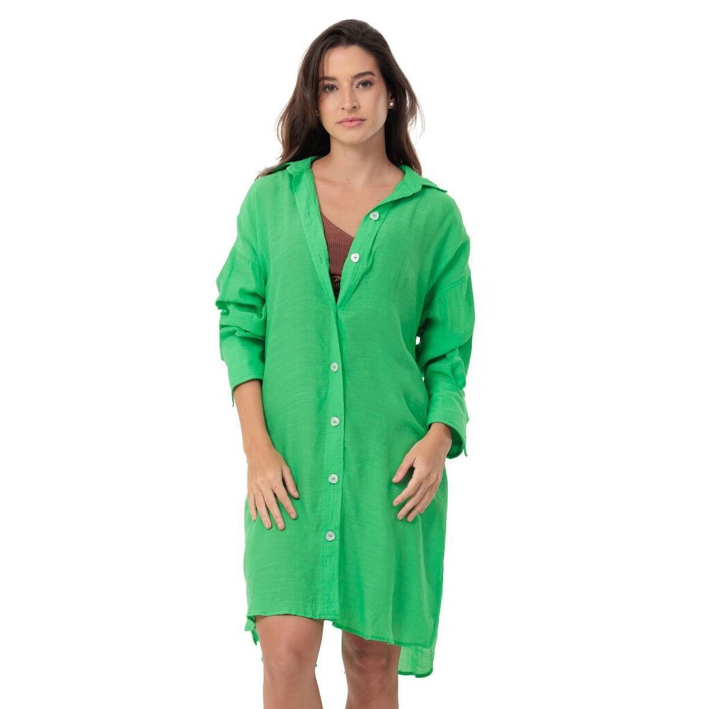 Movimento Camisão Bianca Verde Bandeira