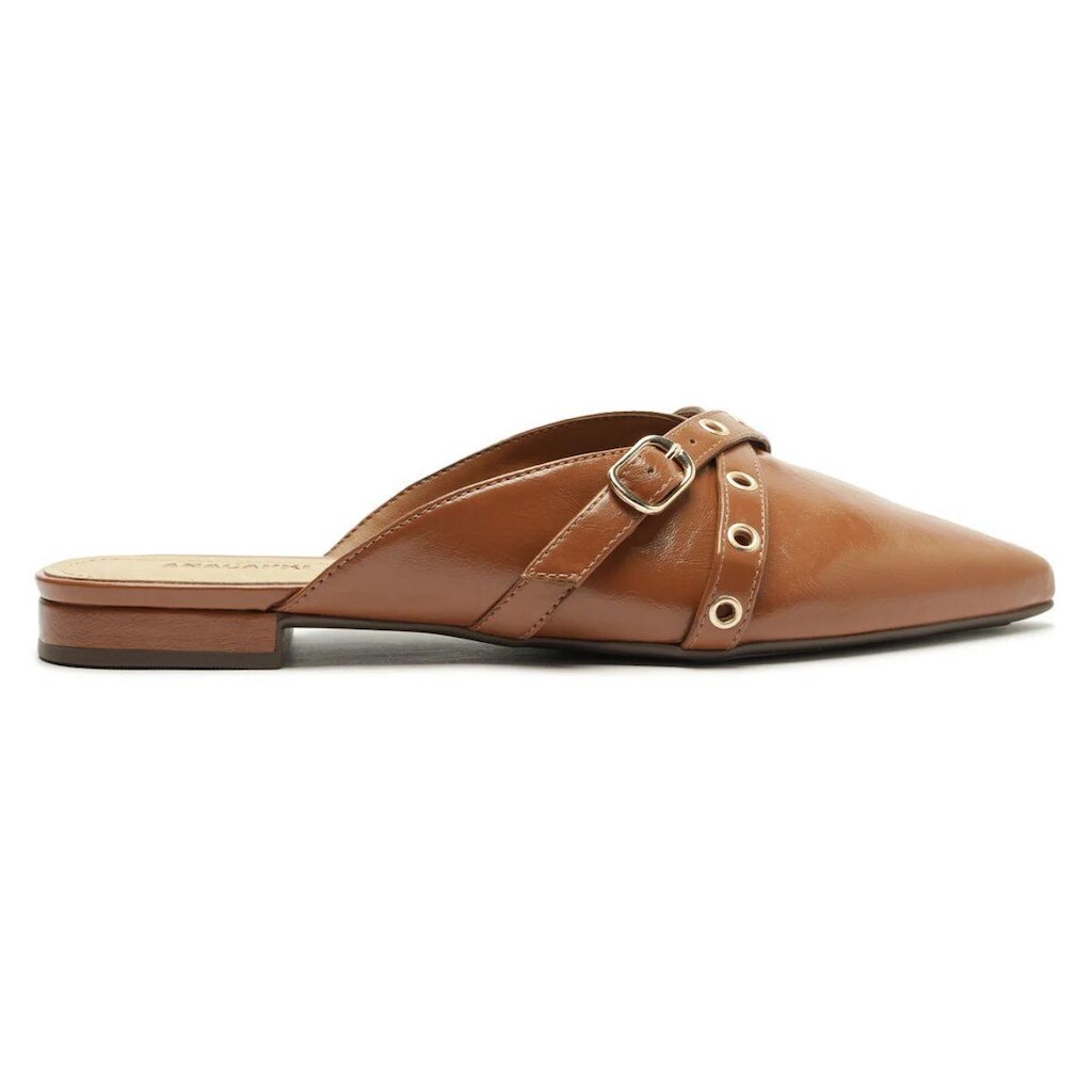 Mule AnaCapri Bico Fino Tiras Feminino