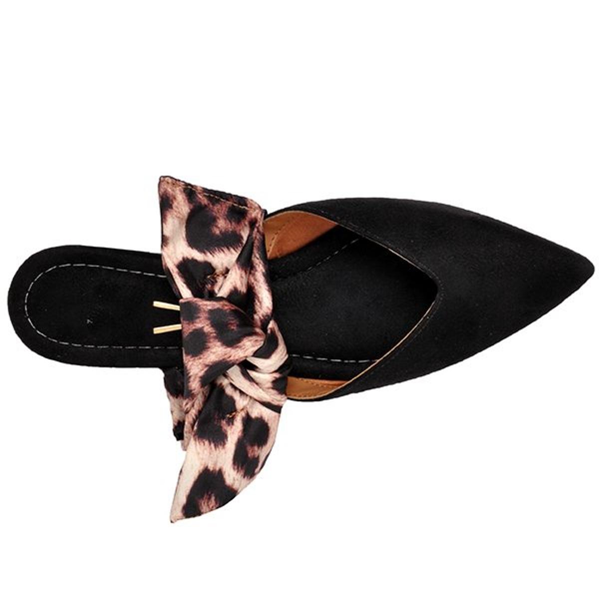 mule animal print vizzano