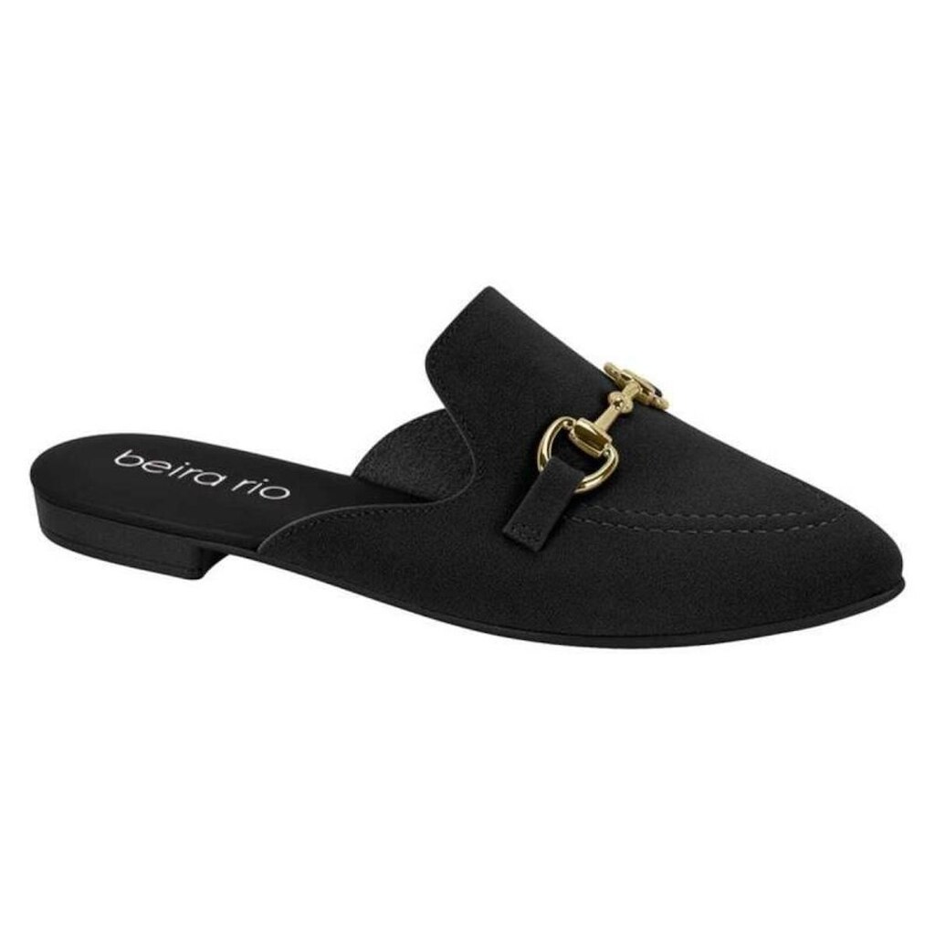 Mule Beira Rio Bico Quadrado Com Fivela - Feminino