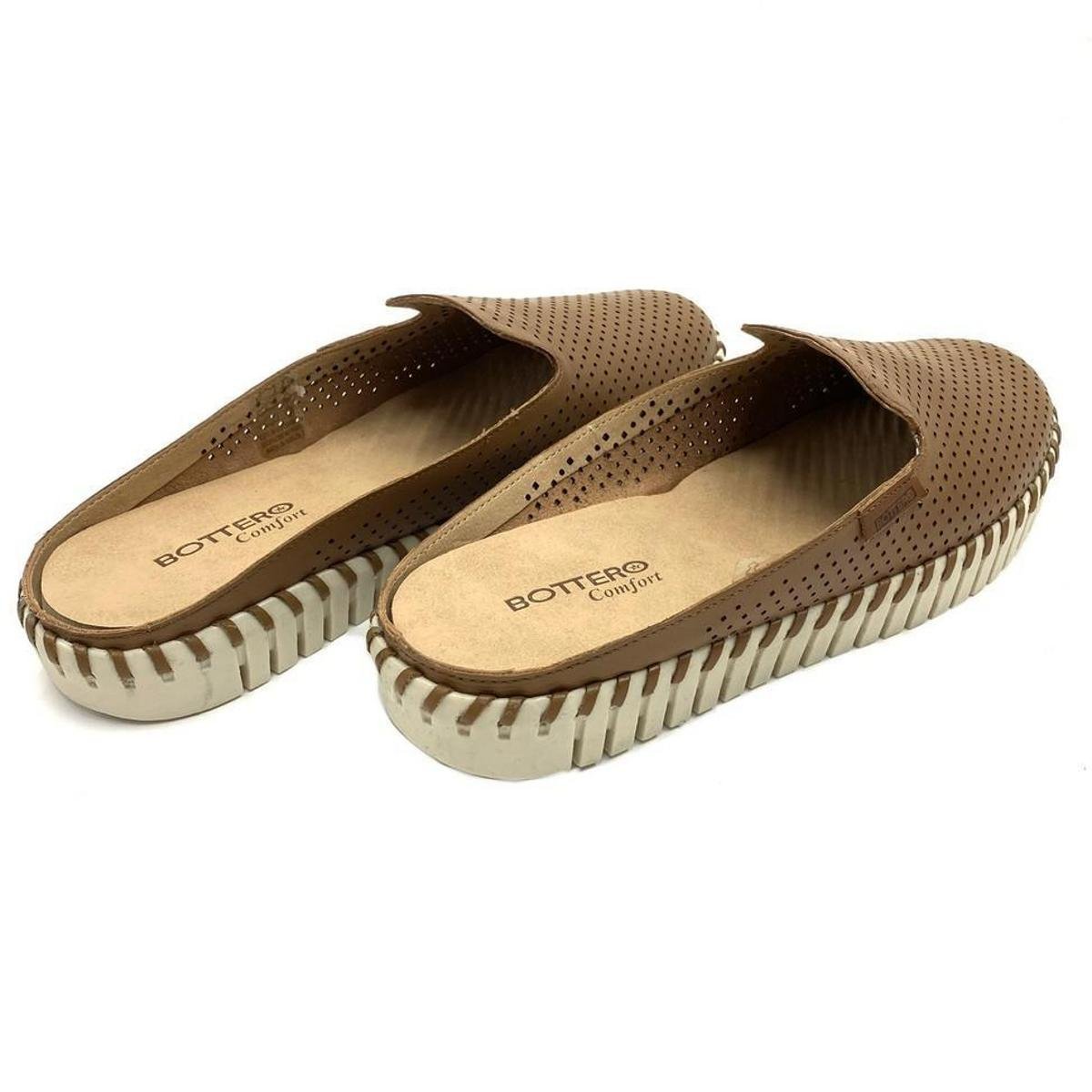 Bottero Couro Mule Bottero Caramelo MULE BOTTERO COURO BICO