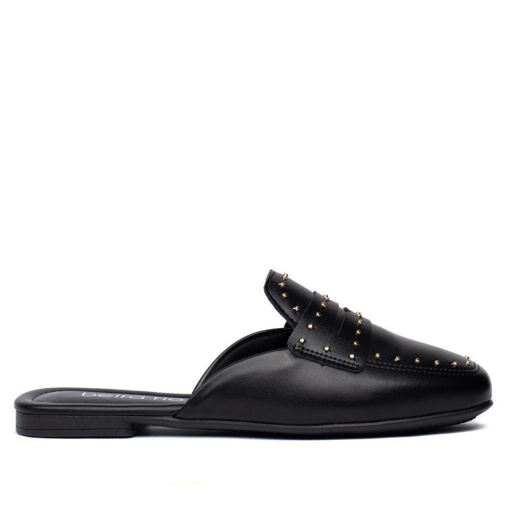 Mule Feminino Beira Rio  Napa Turim Preto