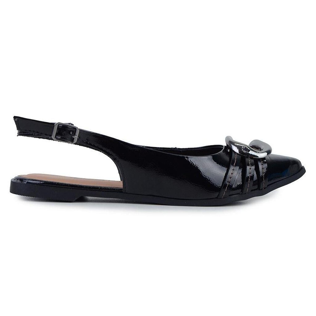 Mule Feminino Dakota Mirai Verniz Preto - D0211