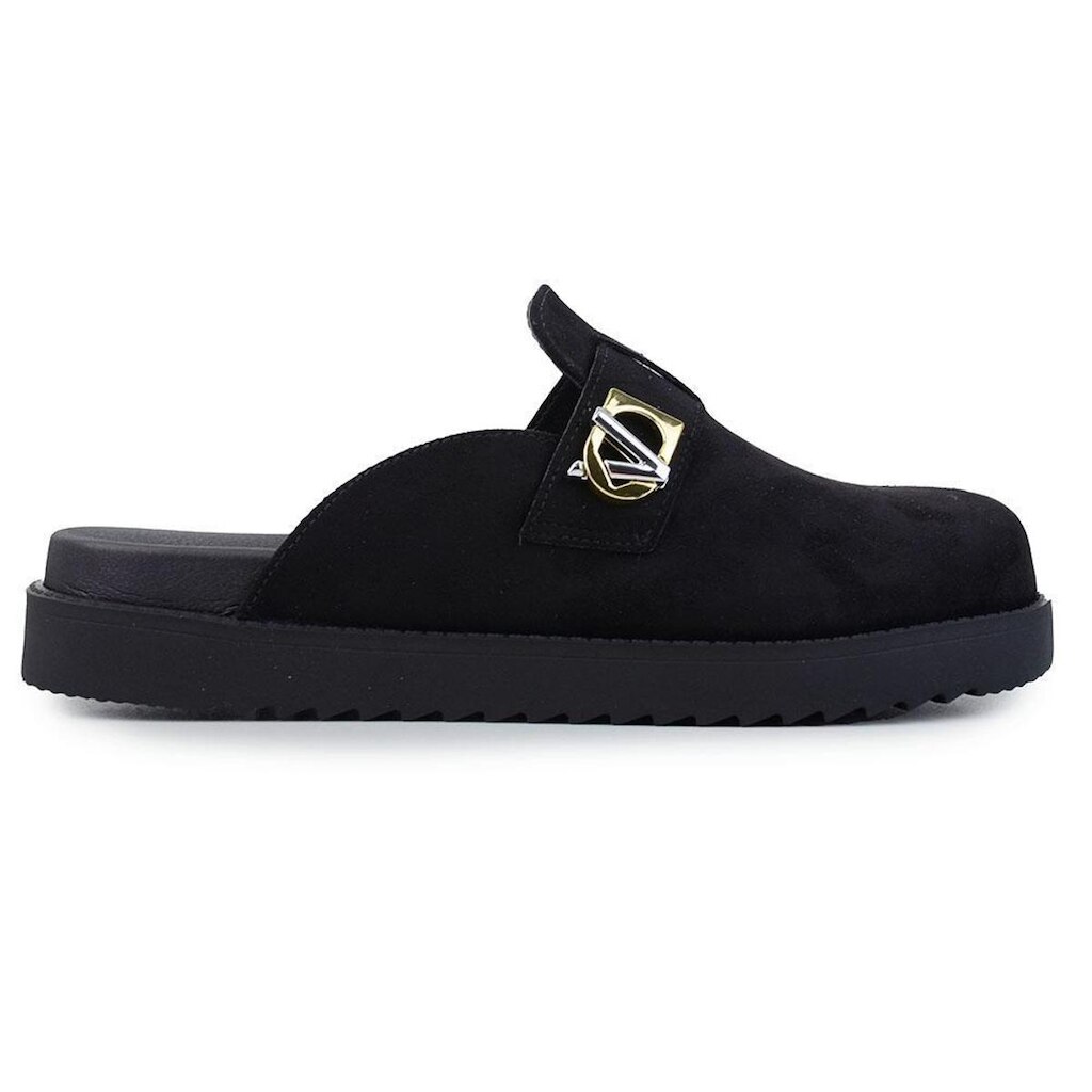 Mule Feminino Via Marte Camurça Preto - 252-001-01