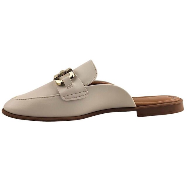 Mule Feminino Vizzano 1376.118 Pelica Branco Off