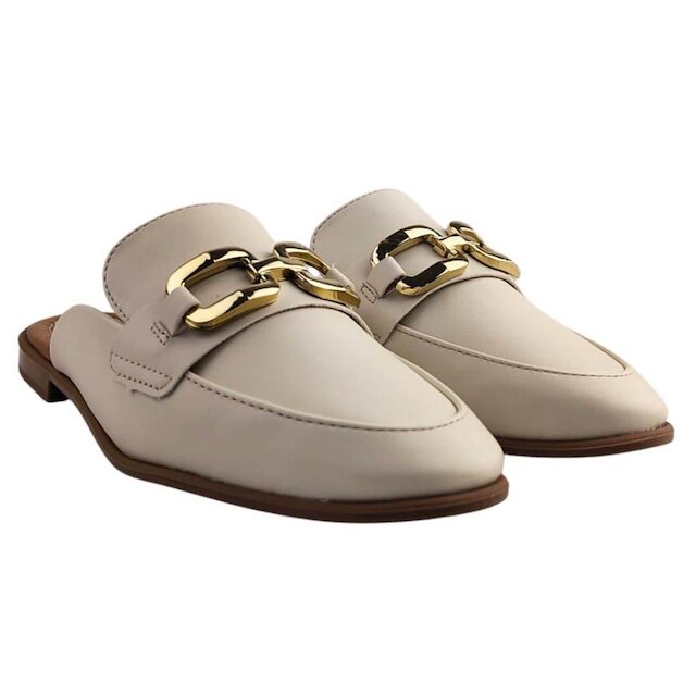 Mule Feminino Vizzano 1376.118 Pelica Branco Off