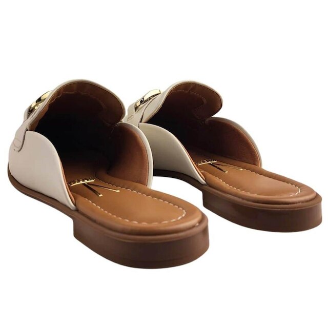 Mule Feminino Vizzano 1376.118 Pelica Branco Off