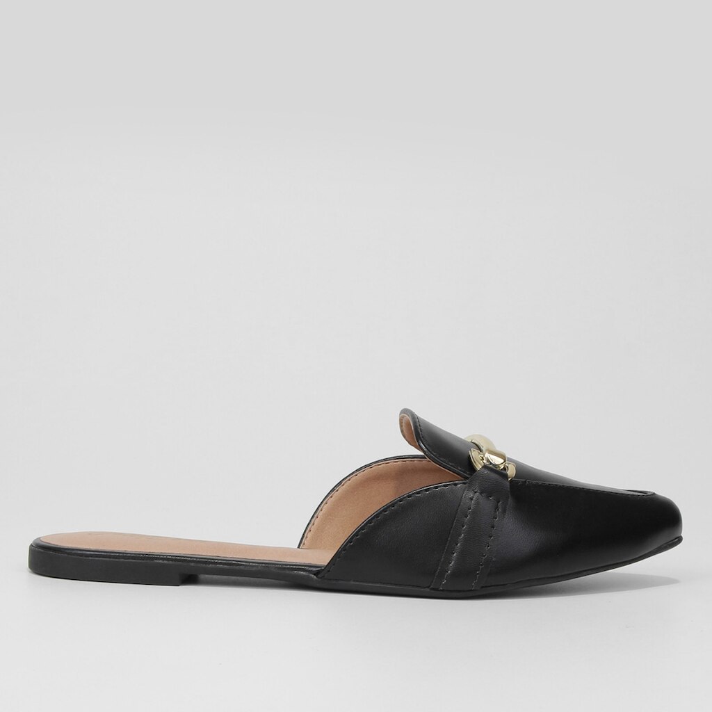 Mule Jelly Bean Metal Bico Fino