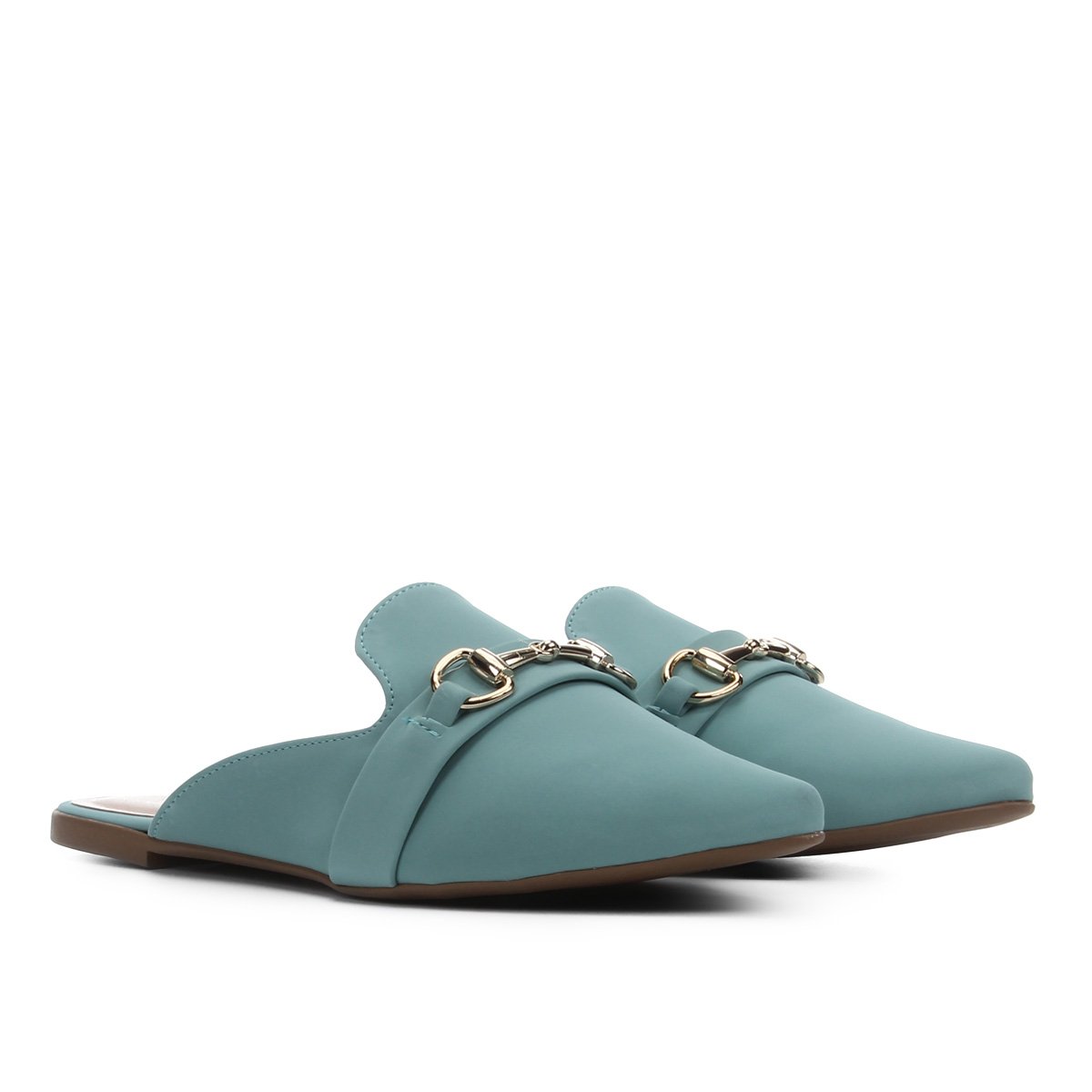 Mule Jelly Bean Metal Feminino - Verde claro Menor preço em Mule Jelly Bean Metal Feminino - Verde claro