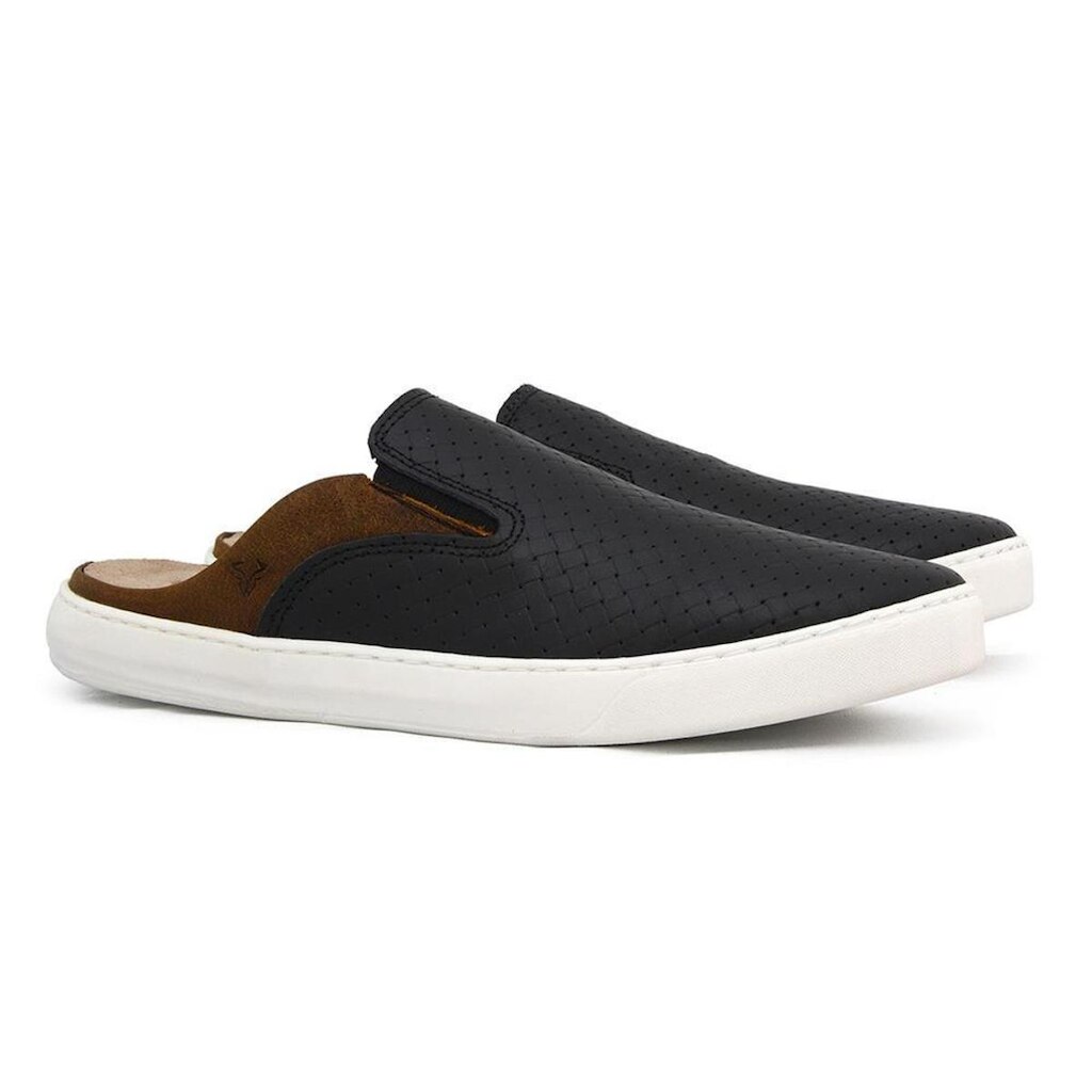 Mule Masculino Couro West Bulls Conforto Anatômico Casual