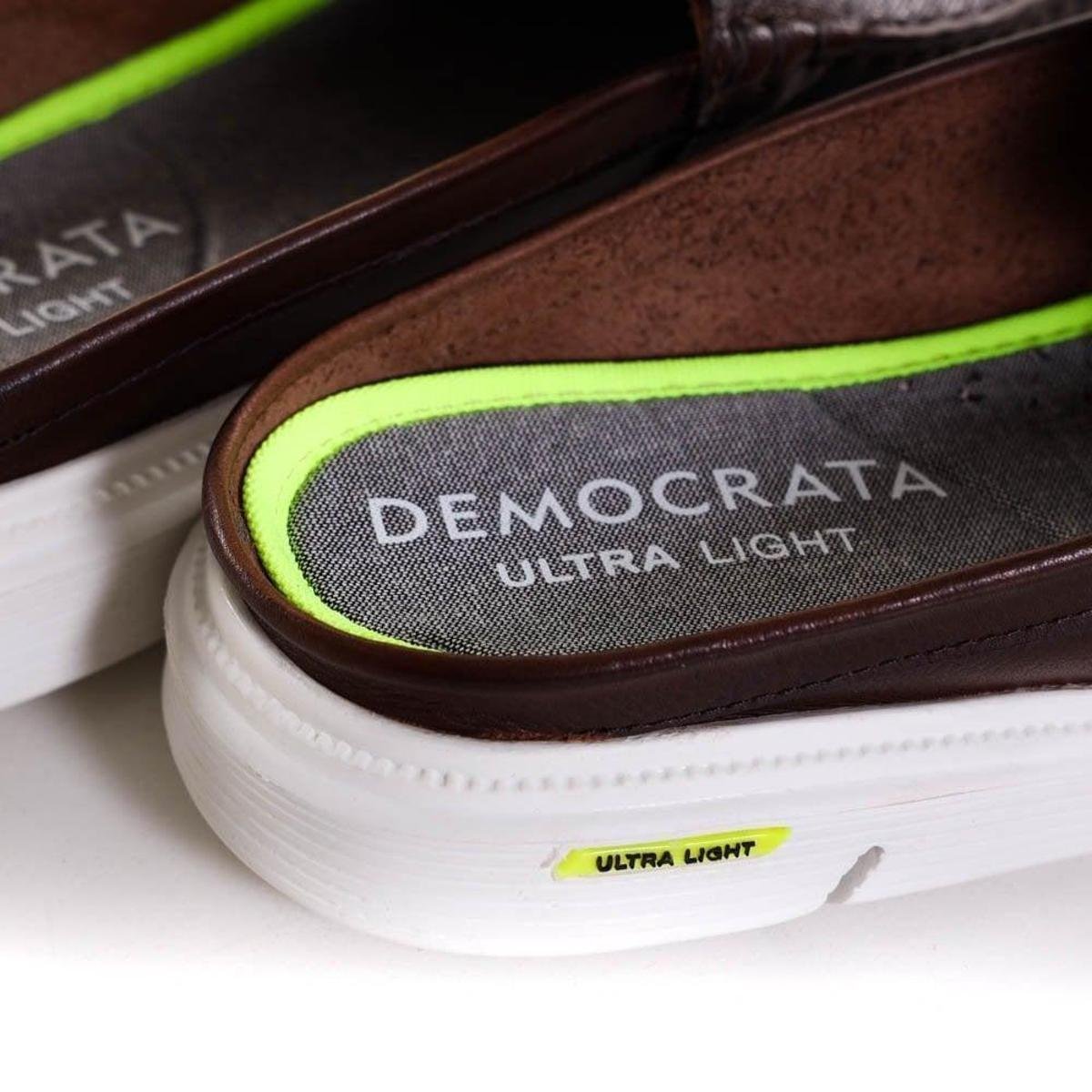 Mule Masculino Democrata Ultra Light 252203 Mogno Zattini