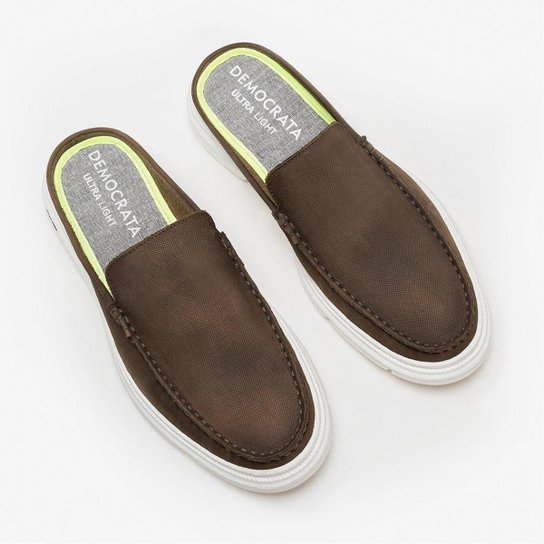 Mule Masculino Democrata Ultra Light Bege Zattini
