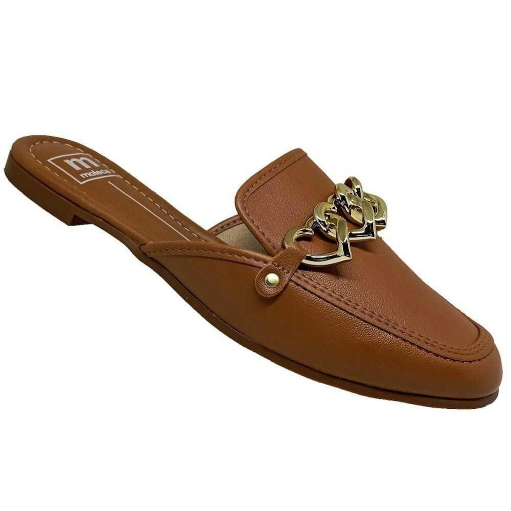 Mule Moleca 5722.110 Feminino - Creme