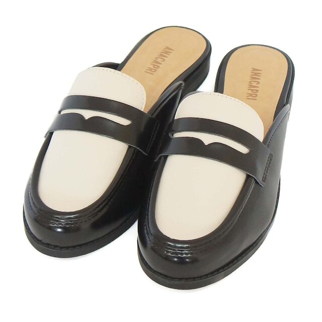 MULE PRETO E BEGE C 30449 0016 0003 ANACAPRI
