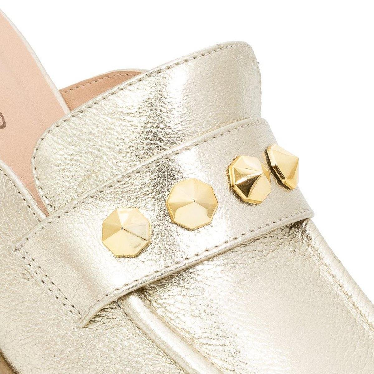 Mule Salto Bloco Bico Quadrado Spikes Bottero 354208 | Zattini