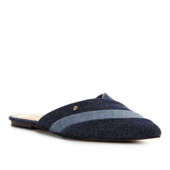 Mule Shoestock Jeans Organic Flat - Jeans
