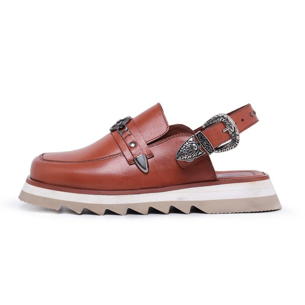 Mule Tratorado Mah Boho Hardy Couro Feminino