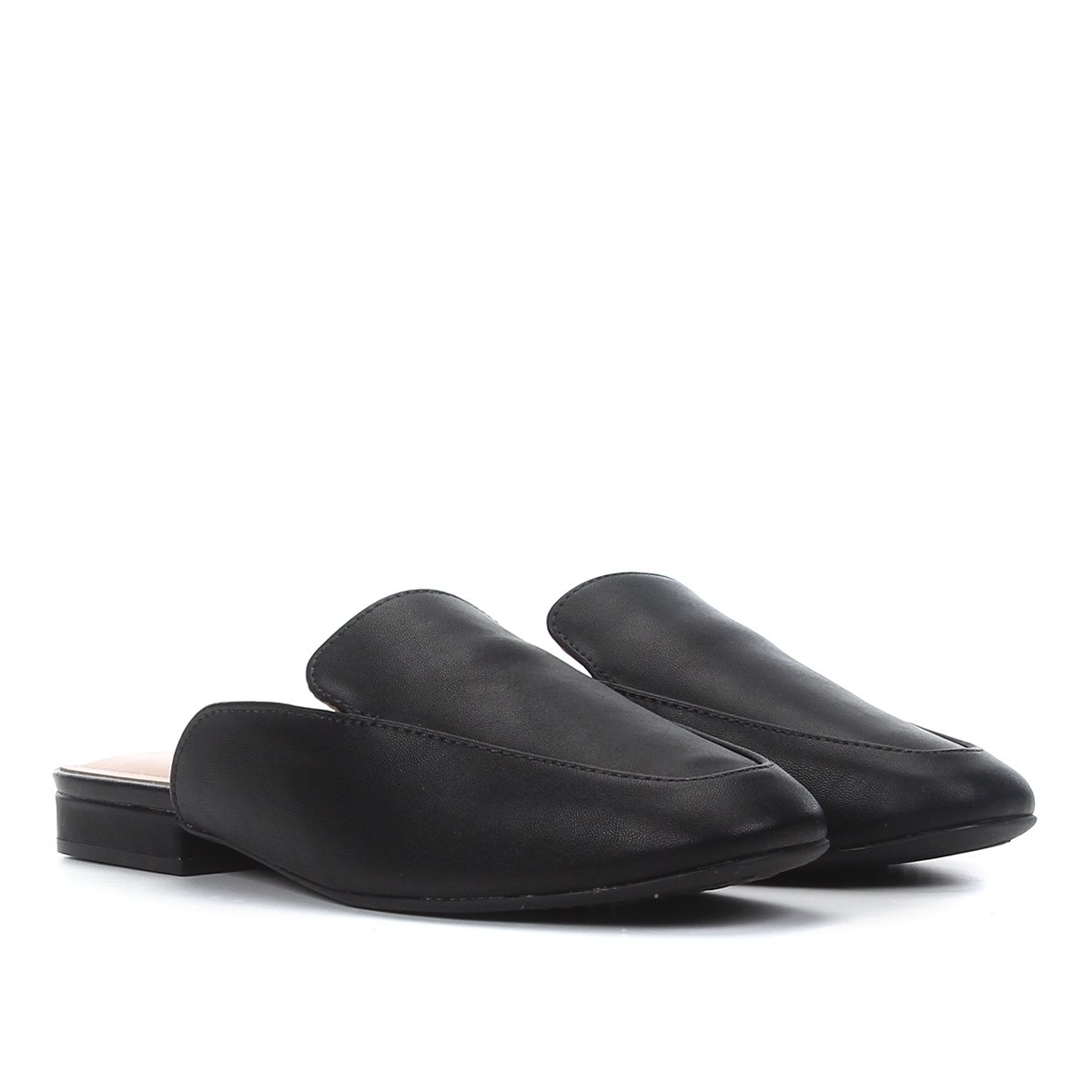 Mule Vizzano Básica - Preto Menor preço em Mule Vizzano Básica - Preto