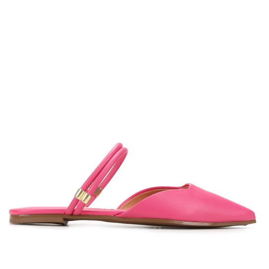 Mule Vizzano Tira Dupla Bico Fino - Pink
