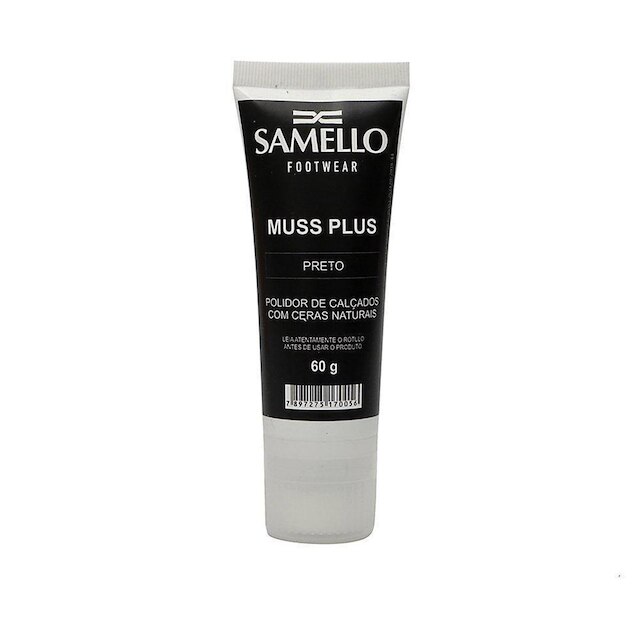 Muss Plus Preto Para Calcados De Couro Samello