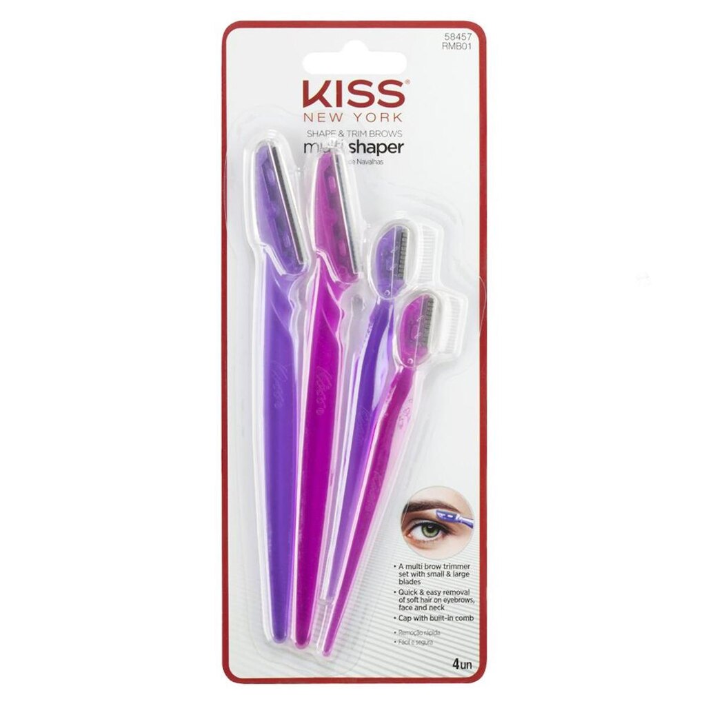 Navalhas para Sobrancelha Combo - Kiss NY Kit