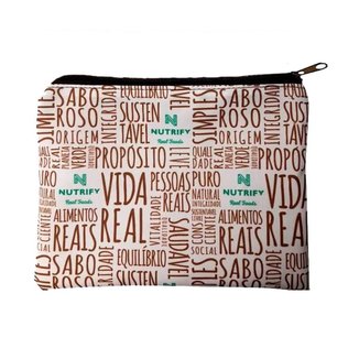 Necessaire Algodão Marrom - Nutrify