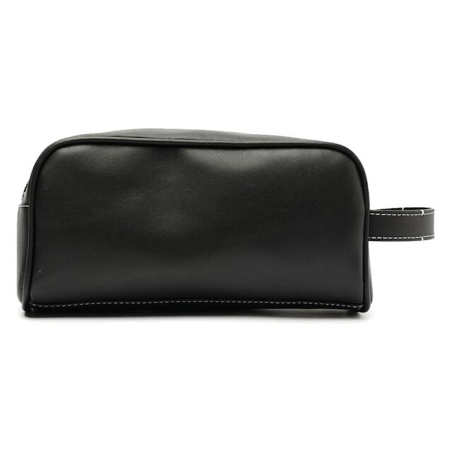 Necessaire Bolsa Masculina Reserva Parma Couro Preta