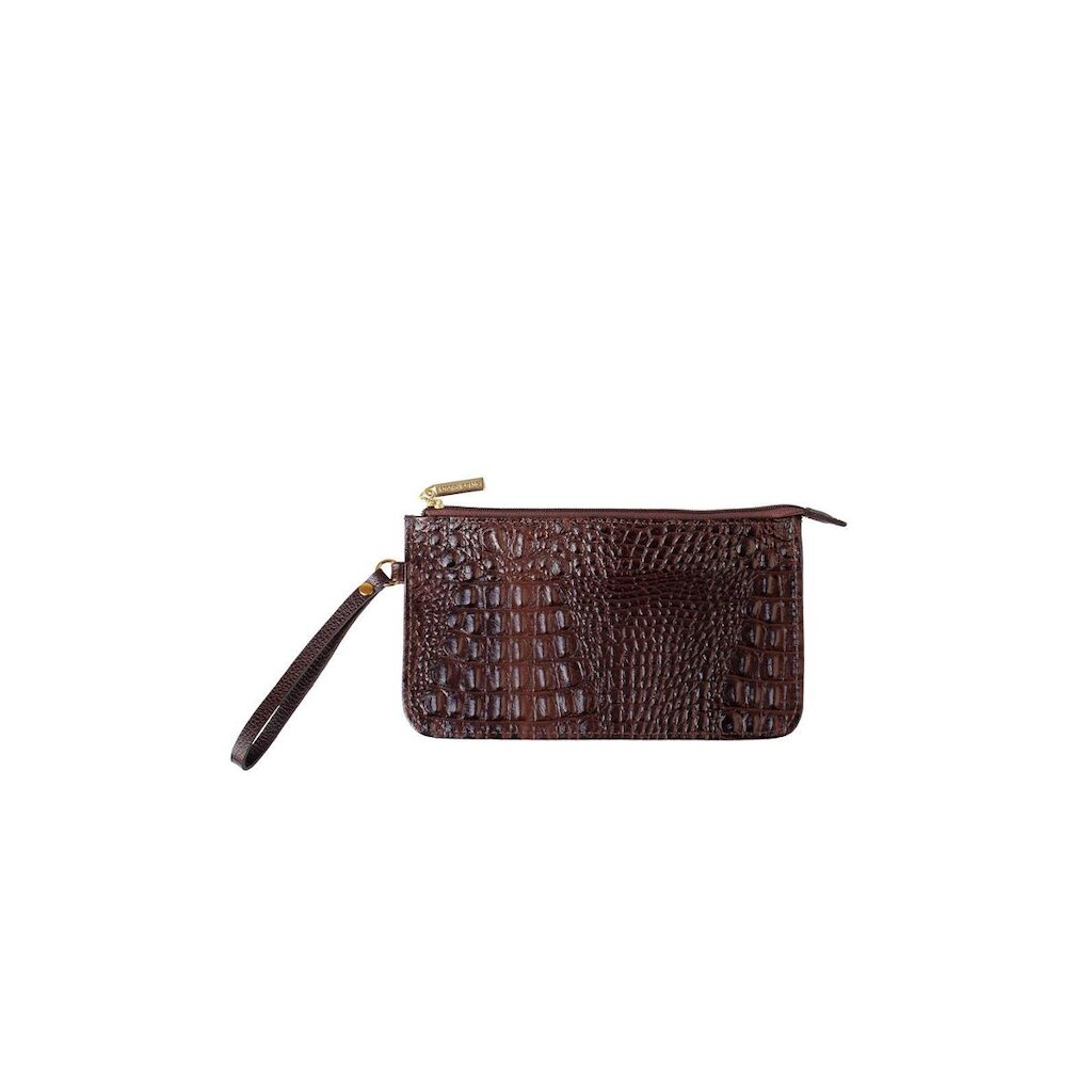 Necessaire de couro pequena com alça Nitty