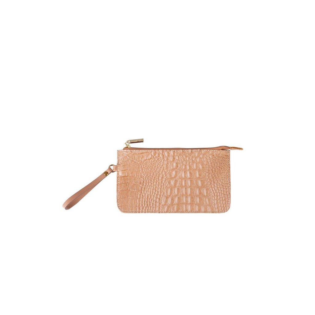 Necessaire de couro pequena com alça Nitty
