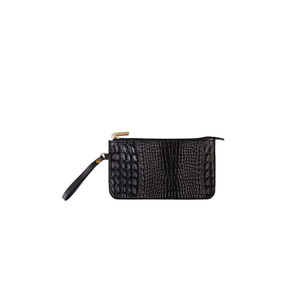 Necessaire de couro pequena com alça Nitty