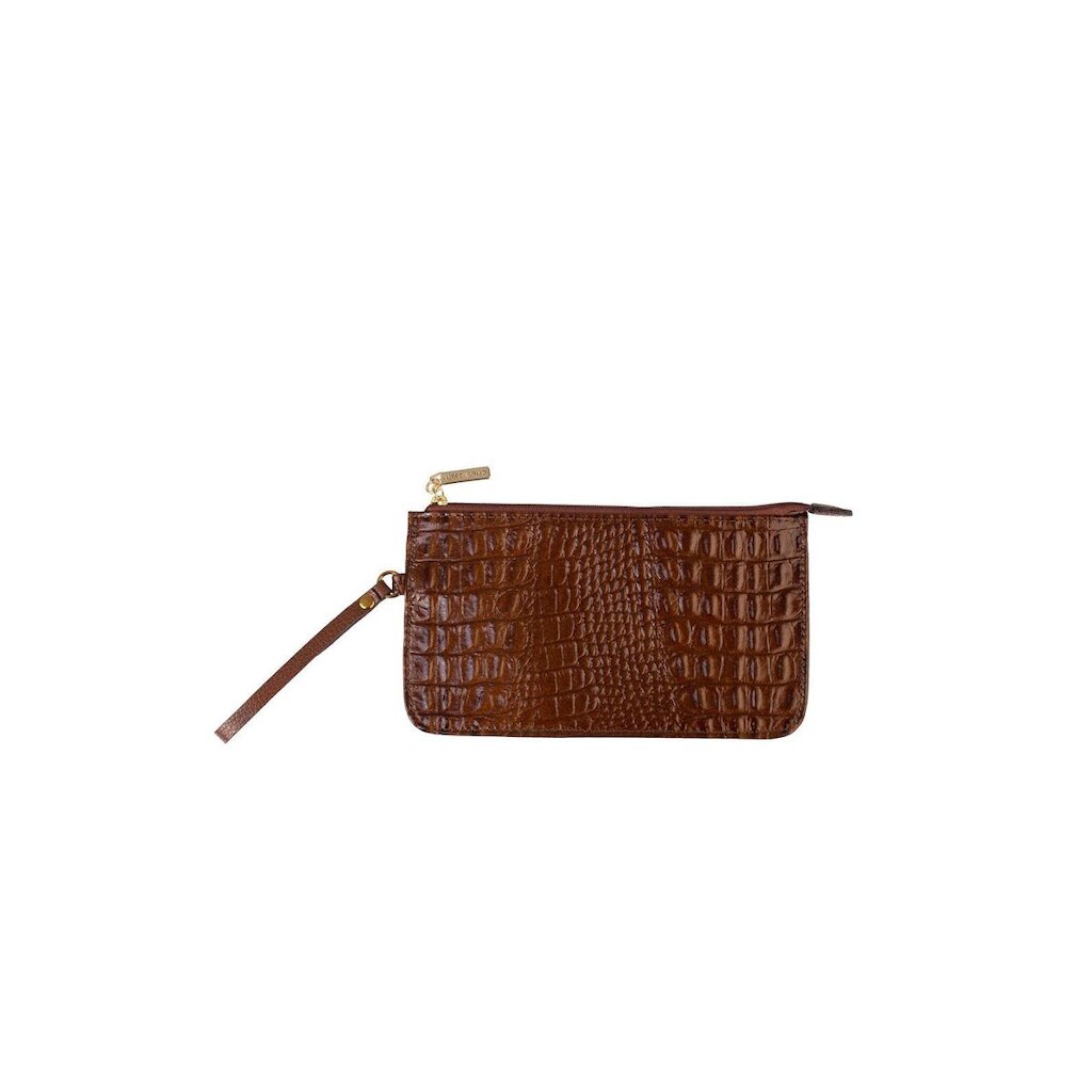 Necessaire de couro pequena com alça Nitty
