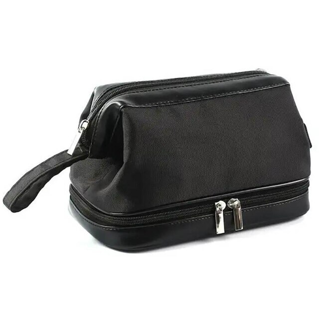 Necessaire Masculina com Dois Bolsos com Alça