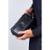 Necessaire masculina em couro italiano Daily 10x20x8cm - Preto