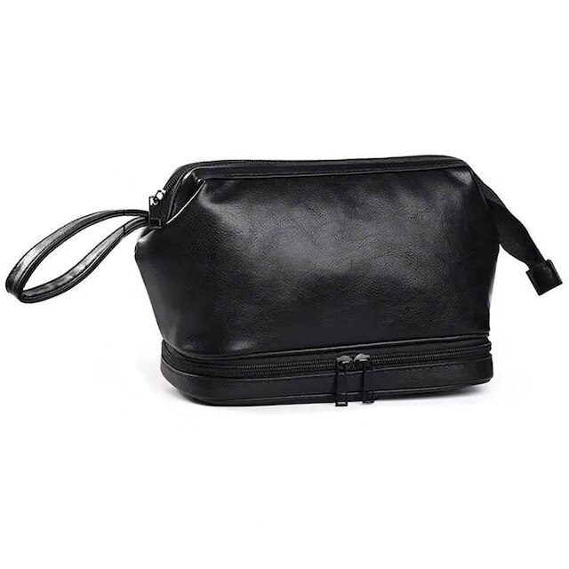 Necessaire Masculina Reforçada com Dois Bolsos