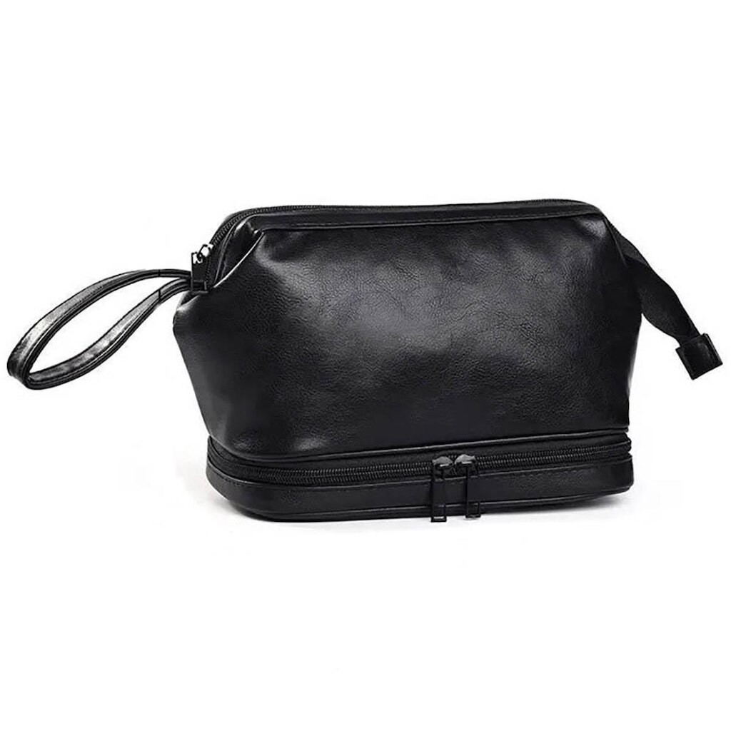 Necessaire Masculina Reforçada com Dois Bolsos