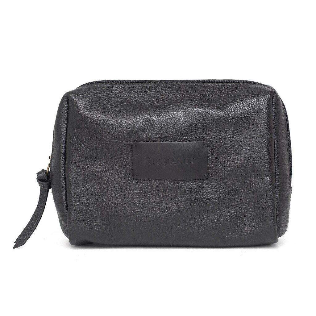 Necessaire Masculina Richards RCH Samir Couro Para Viagem Organizador 63RZZ53164