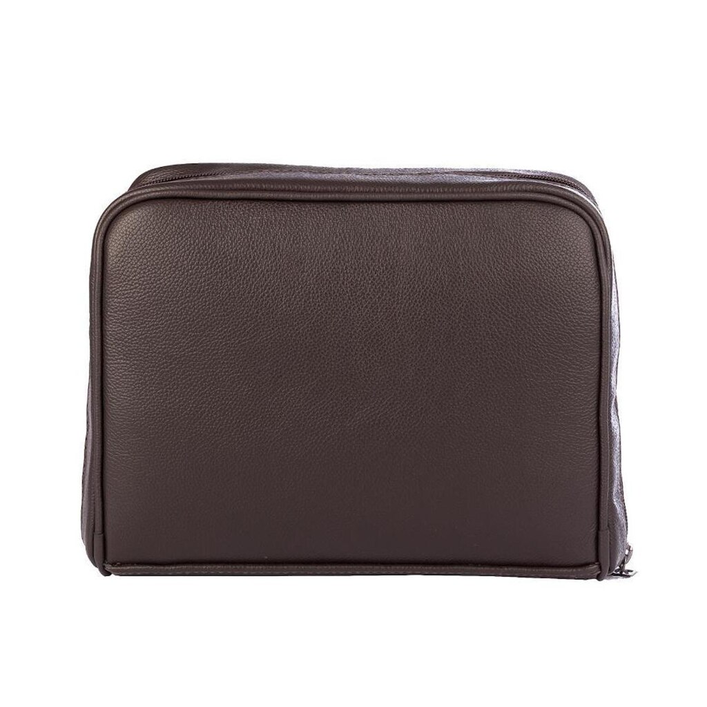 Necessaire porta livros de couro