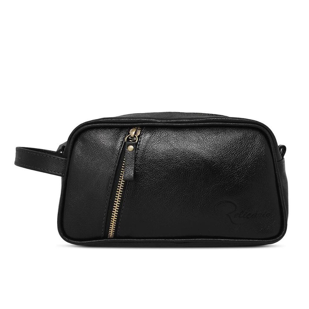 Necessaire Relicário Couro Texas - Marrom Café
