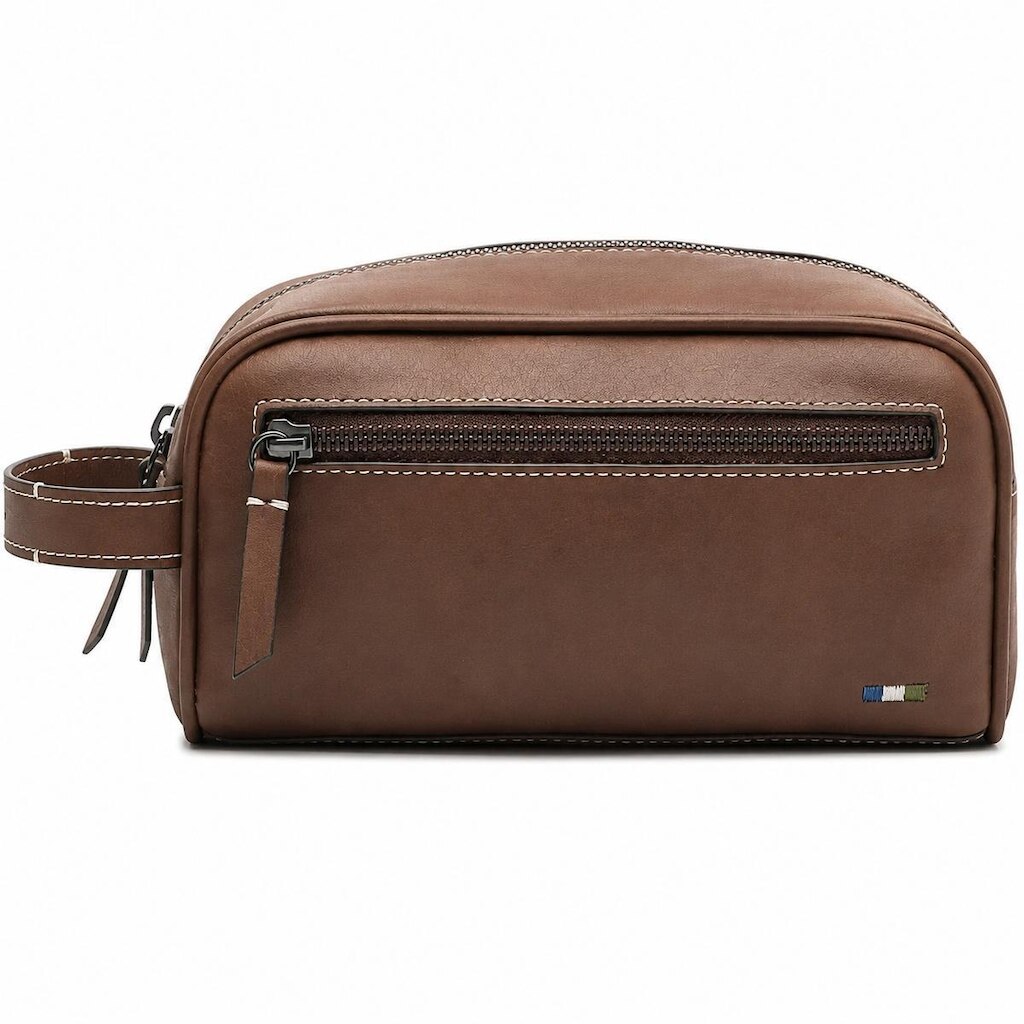 Necessaire Reserva Parma em Couro Marrom
