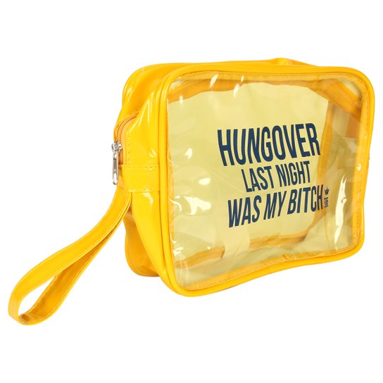 Necessaire Sergio K. Frases - Amarelo